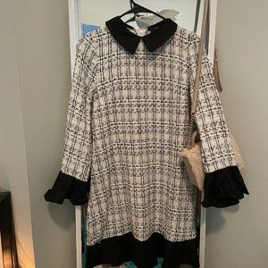 Preppy and Classy Long-sleeved Dress